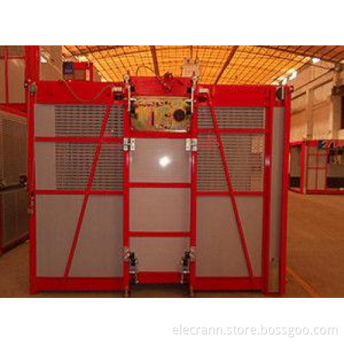 CH1000 Red 1000kg Material / Passenger Hoist With Single Ca